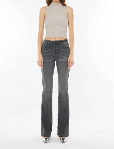 Shop Kancan High Rise Bootcut Jeans In Grey
