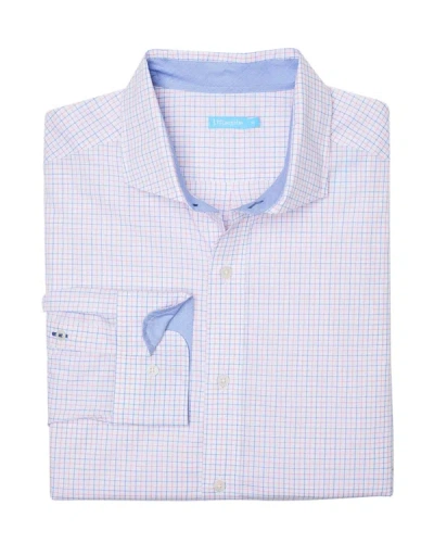 Shop J.mclaughlin J. Mclaughlin Check Drummond Shirt In Blue