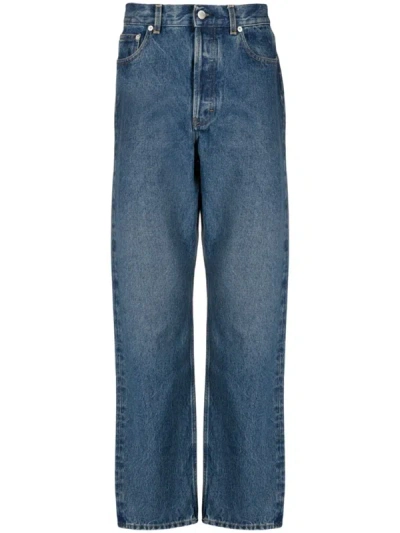 Shop Ambush Regular Fit Denim Jeans In Clear Blue