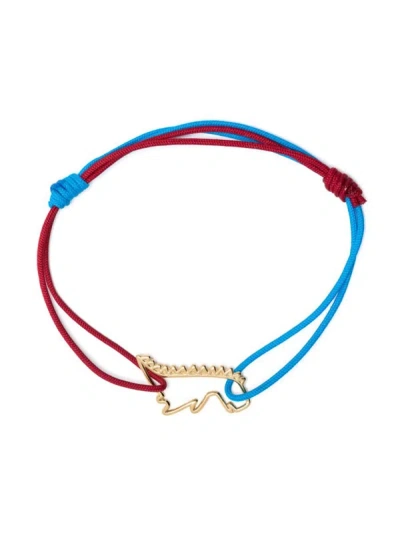 Shop Alíta Alita Cord Bracelet Dino Puro Accessories In Multicolour