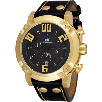 Shop Adee Kaye Men's Gamma-mesh Rose Gold Dial Watch