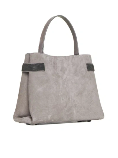 Shop Brunello Cucinelli Bags In Fango