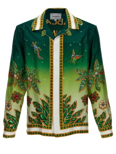Shop Casablanca 'joy Aux D'afrique' Shirt In Multicolor