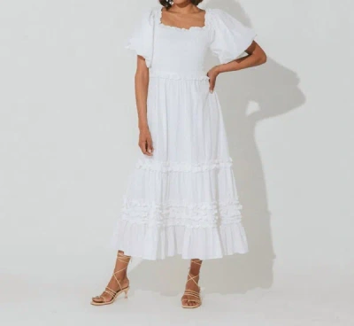 Shop Cleobella Cherith Midi Dress In White