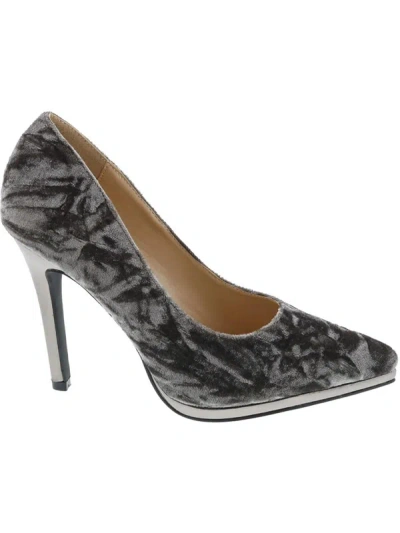Shop Penny Loves Kenny Opus Pf Womens Slip On Pointed Toe Pumps In Grey