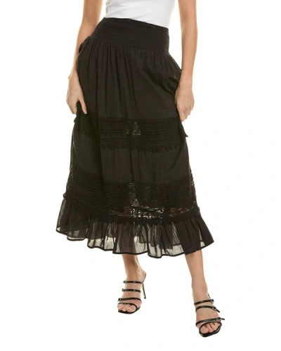 Shop Raga Aria Maxi Skirt In Black