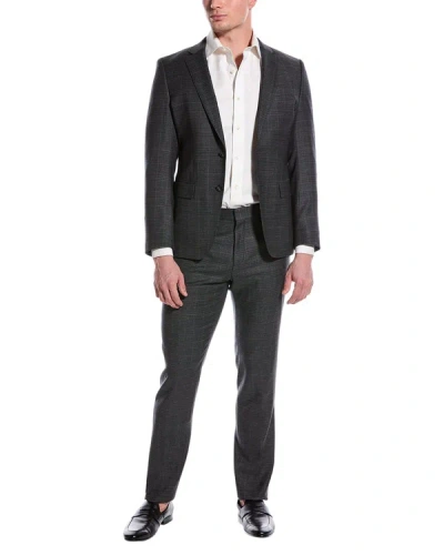 Shop Hugo Boss 2pc Slim Fit Wool Suit In Grey