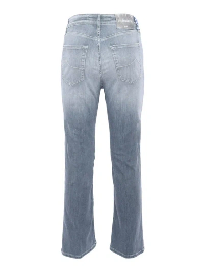 Jacob Cohen Gray 5 Pocket Jeans In Multicolor