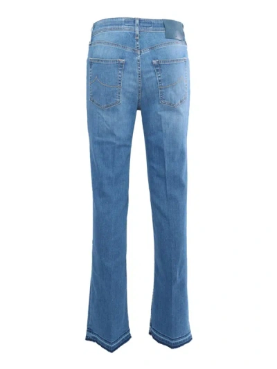 Jacob Cohen Blue 5 Pocket Jeans In Blue