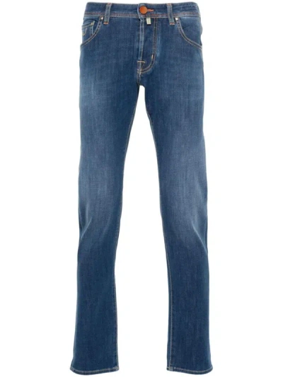 Shop Jacob Cohen Nick Super Slim Denim Jeans In Blue