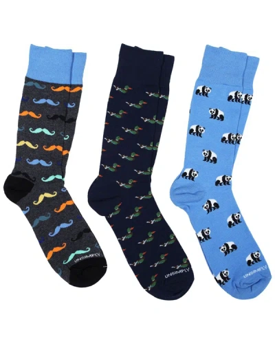 Shop Unsimply Stitched 3pk Crew Socks In Multi