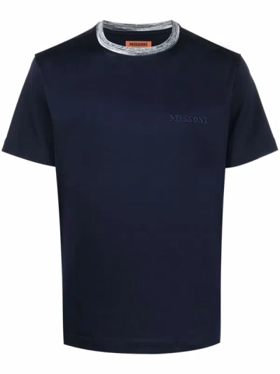 Shop Missoni T-shirts & Tops In Blue