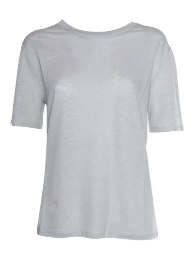 Shop Kangra Cashmere T-shirt M/c In Gray
