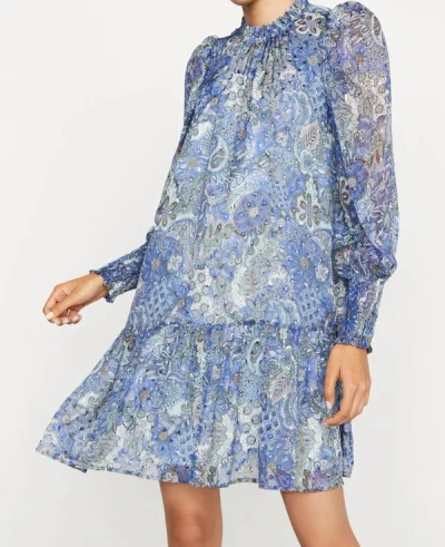 Shop Marie Oliver Irena Dress In Breeze In Blue