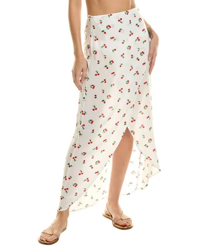 Shop Weworewhat Wrap Maxi Skirt In White