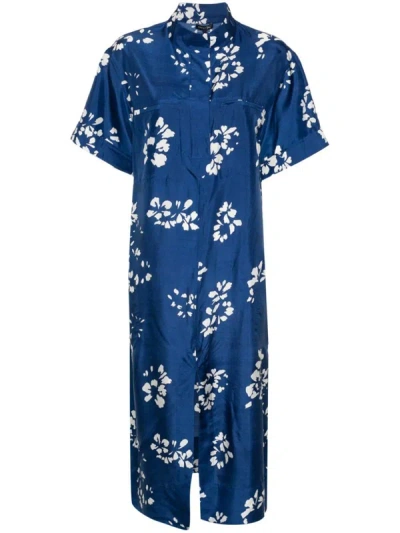 Shop Soeur Dress Clothing In Ble08 Bleu/ecru