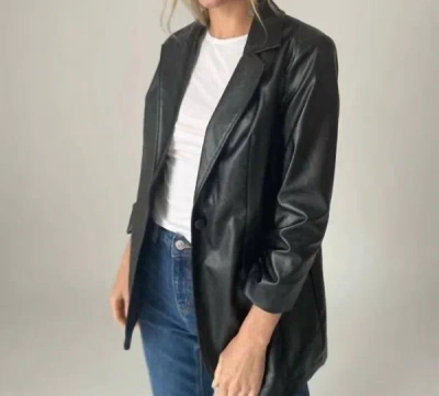 Six/fifty Vienna Blazer In Black In Black