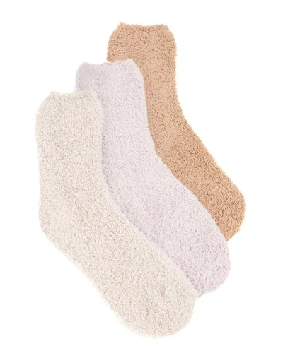 Shop Stems Set Of 3 Cozy Sock In Beige