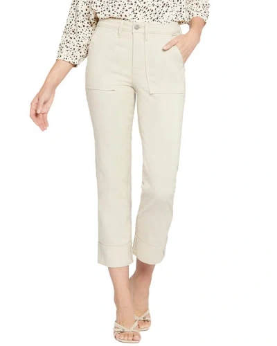 Shop Nydj Relaxed Feather Straight Leg Jean In Yellow