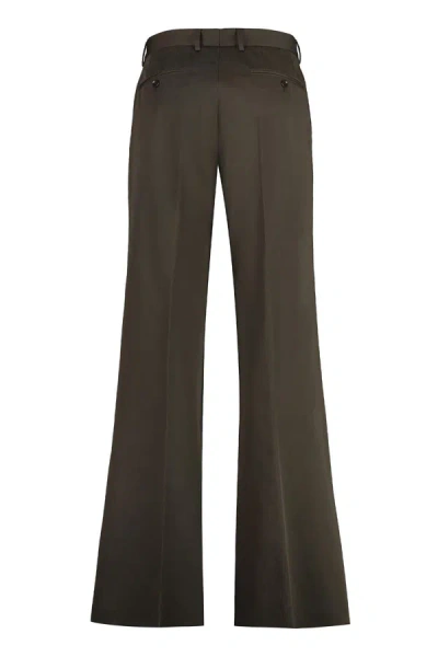 Shop Dolce & Gabbana Cotton Trousers In Brown
