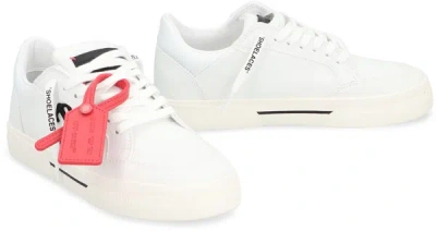 Shop Off-white New Vulcanized Canvas Low-top Sneakers