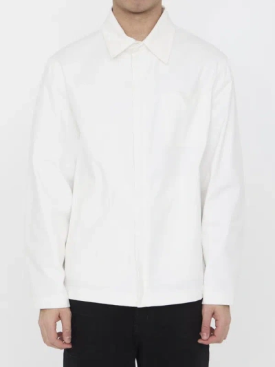 Shop Valentino V Detail Jacket In White