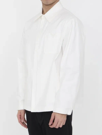Valentino Toile Iconographe Poplin Shirt In White