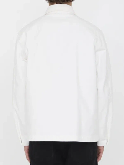 Shop Valentino V Detail Jacket In White