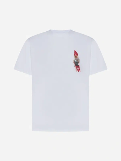 Shop Jw Anderson Gnome Cotton T-shirt In White