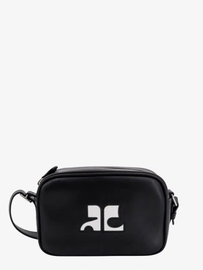 Shop Courrèges Shoulder Bag In Black