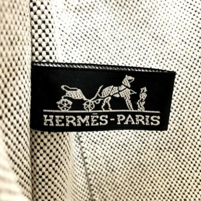 Shop Hermes Hermès Fourre Tout Beige Canvas Tote Bag ()