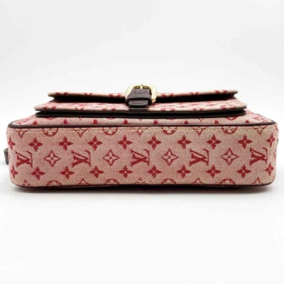 Pre-owned Louis Vuitton Juliette Pink Canvas Shoulder Bag ()