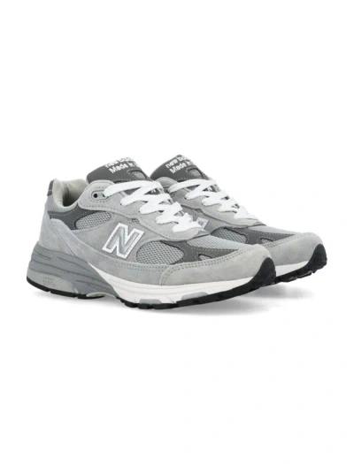 Shop New Balance Woman's Made In Usa 993 Core In Cool Grey