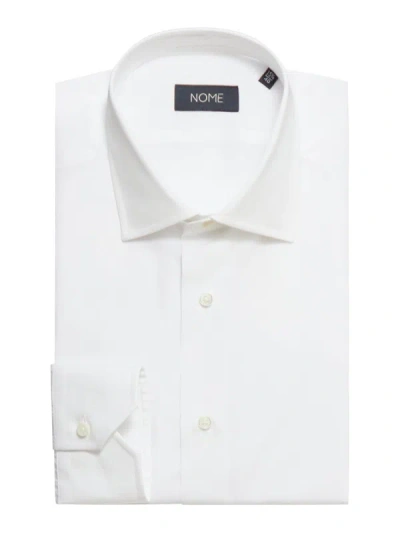 Shop Nome X Xacus Long Sleeved Shirt In White