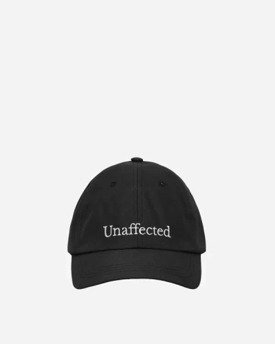 Shop Unaffected Logo Ball Cap In Black