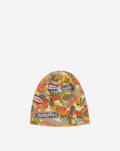 Shop Hysteric Glamour Typical Hysteric Beanie In Multicolor