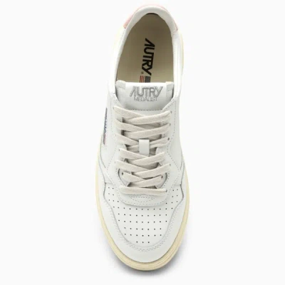 Shop Autry White/pink Medalist Sneakers