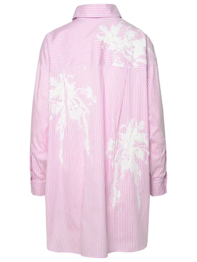 Shop Barrow Pink Cotton Blend Shirt