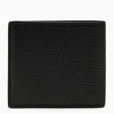 Shop Burberry B Cut Wallet In Black