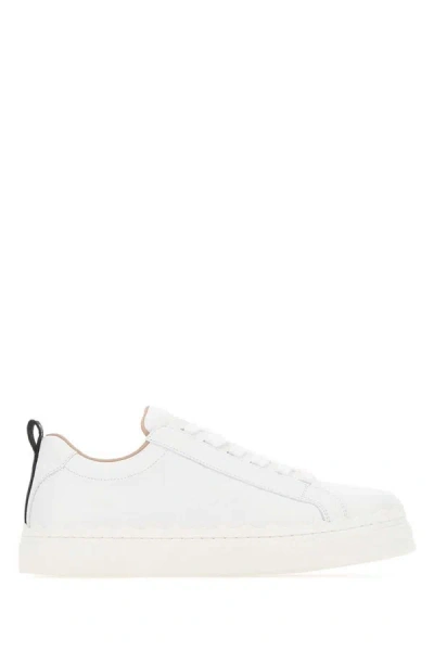 Shop Chloé Chloe Sneakers In White