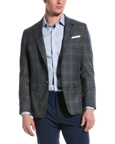 Shop Hugo Boss Slim Fit Wool Sport Jacket In Grey
