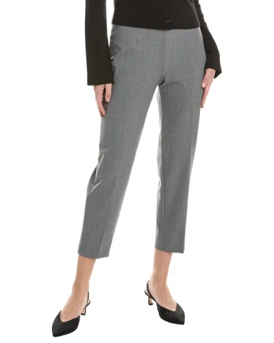Shop Piazza Sempione Audrey Wool-blend Pant In Grey
