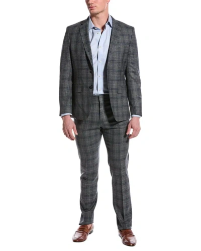 Shop Hugo Boss 2pc Slim Fit Wool Suit In Grey