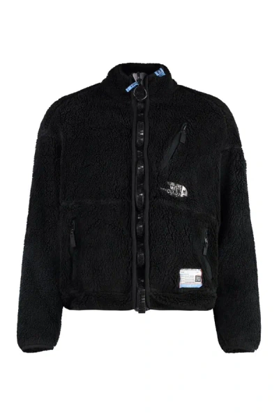 Shop Miharayasuhiro Maison Mihara Yasuhiro Fleece Bomber Jacket In Black