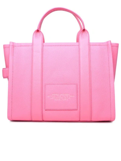 Shop Marc Jacobs 'tote' Midi Pink Leather Bag