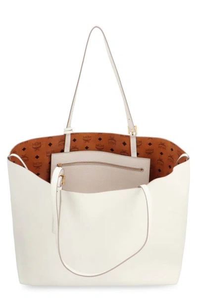 Shop Mcm Himmel Large Tote In White