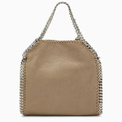 Shop Stella Mccartney Falabella Mini Bag In Beige