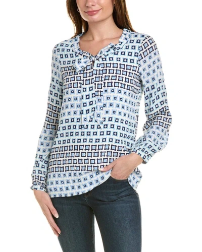 Shop Sail To Sable Bow Front Top In Blue