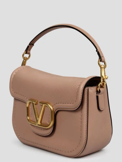 Shop Valentino Alltime Grainy Calfskin Shoulder Bag