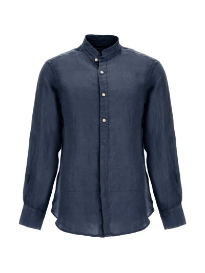 Shop Mc2 Saint Barth Klarke Shirt, Blouse Blue